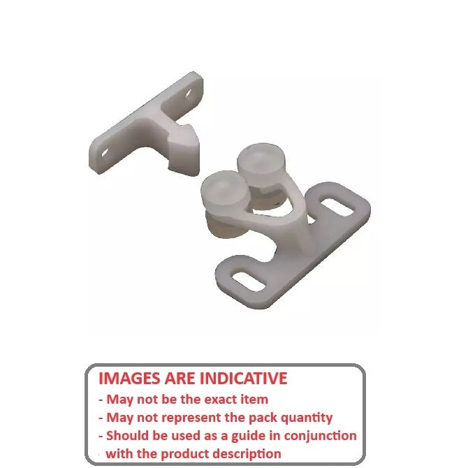 1232402 | SUG-500RS (Each) --- Rotary Catches - Colour White 39.68x12 mm