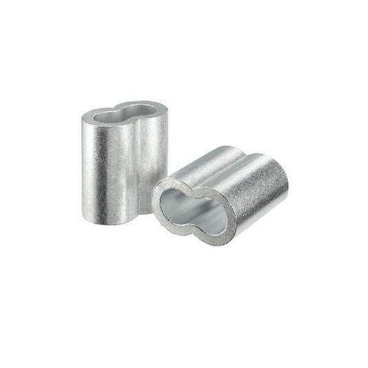 Loop Sleeves Cable Attachments - 6.35 - mm - - - Zinc Plated Copper