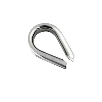 1073339 | WRT00RS (Each) --- Thimbles Cable Attachments - 6.35x47.625x17.463 mm - Hot galvanized steel Attachment