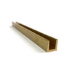 Brass Channel - 1.588x0.794x300 mm
