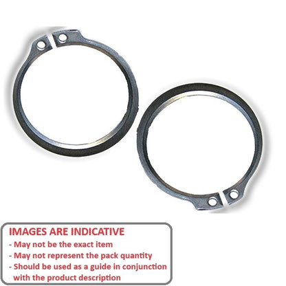 1197112 | CEB-12700-C (Each) --- External Retaining Rings - 127x2.77x119.68 mm Circlips - Carbon Steel Circlip