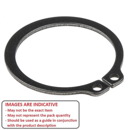 1140076 | CCE-03000H-C (PK-5) --- External Retaining Rings - 30x2x28.6 mm Circlips - Carbon Steel Circlip