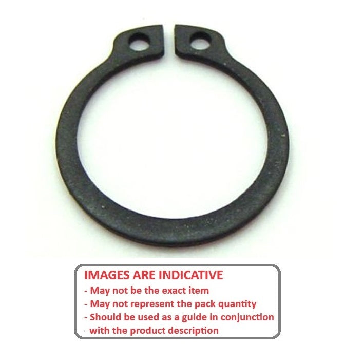 1043424 | CNG-00250-C (100 Pcs) --- External Retaining Rings - 2.5 mm x 0.6 mm -