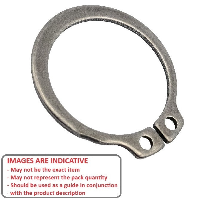 1083752 | CCE-00899-S15 (PK-2) --- External Retaining Rings - 8.99x0.64x8.38 mm Circlips - Stainless Steel Grade PH15-7 Mo Circlip