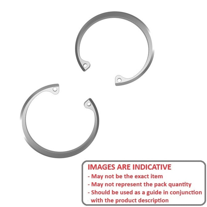 1181313 | CIB-08017-C (Each) --- Internal Retaining Rings - 80.17x2.69x98.55 mm Circlips - Carbon Steel Circlip