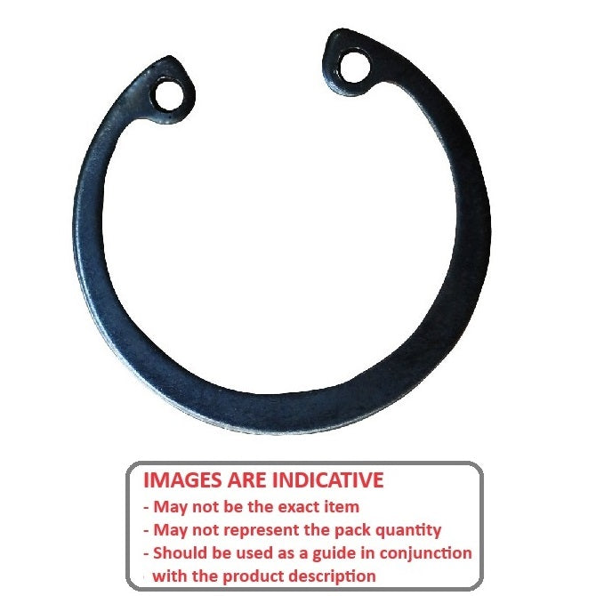 1129707 | CCI-02400-C (PK-20) --- Internal Retaining Rings - 24x1.2x25.2 mm Circlips - Carbon Steel Circlip