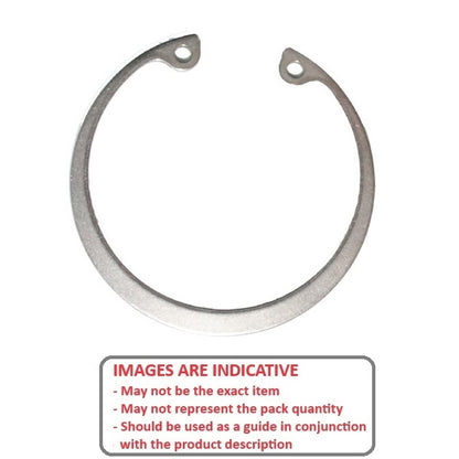 1170593 | CCI-06200-S15 (Each) --- Internal Retaining Rings - 62x2x65 mm Circlips - Stainless Steel Grade PH15-7 Mo Circlip
