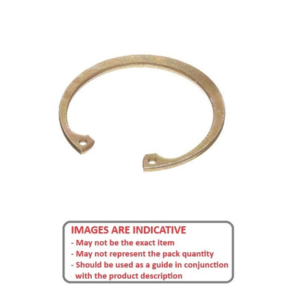 1170576 | CCI-06198-CZY (Each) --- Internal Retaining Rings - 61.98x1.98x65.63 mm Circlips - Carbon Steel Zinc Plated Circlip