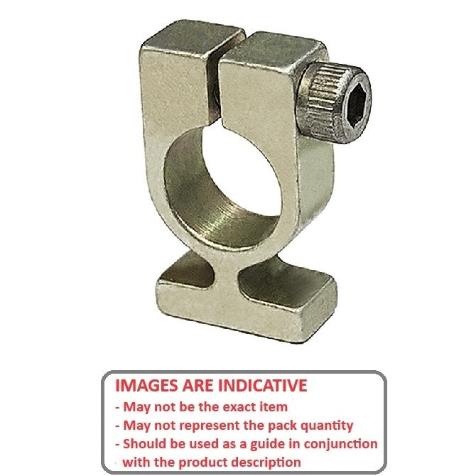 1071743 | CGS-0635-R2C-3 (Each) --- Gear Clamps - 6.35x12.7x6.35 mm Split - Stainless Steel 303/304 Similar to A2, 18-8 HRB80 Clamp