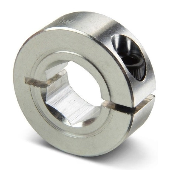 Hex Bore Collars - 7.938x20.7x6.4 mm - Stainless Steel 303/304 Similar to A2, 18-8 HRB80