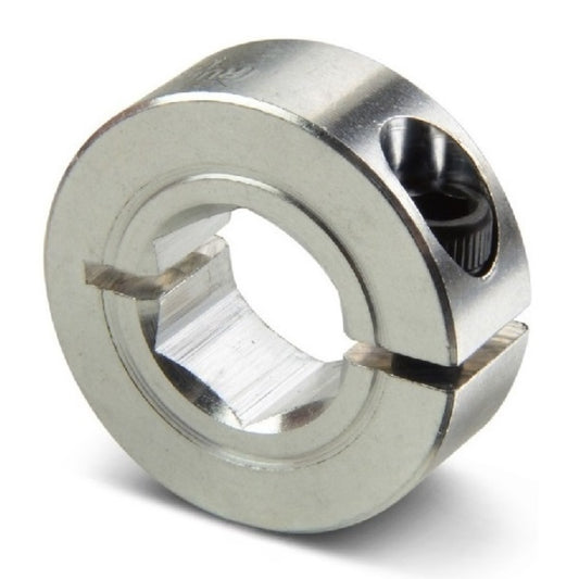 Hex Bore Collars - 9.525x27x7.9 mm - Stainless Steel 303/304 Similar to A2, 18-8 HRB80