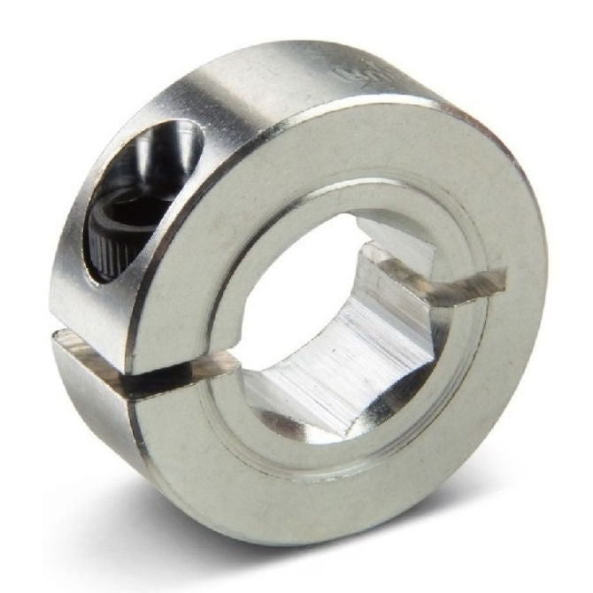 1111231 | COH-01588-038-10-1P-S3 (Each) --- Hex Bore Collars - 15.875x38.1x10.3 mm One Piece - Stainless Steel 303/304 Similar to A2, 18-8 HRB80 Collar