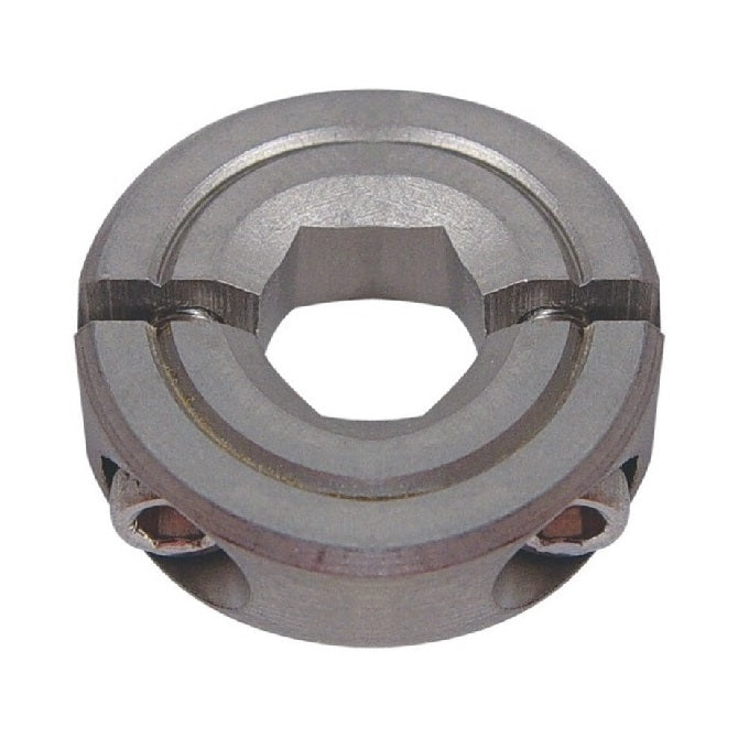 Hex Bore Collars - 6.35x20.7x6.4 mm - Stainless Steel 303/304 Similar to A2, 18-8 HRB80