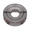 Hex Bore Collars - 6.35x20.7x6.4 mm - Stainless Steel 303/304 Similar to A2, 18-8 HRB80
