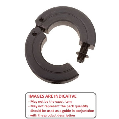 1124292 | COL-02000-040-15-HG-CS (Each) --- Shaft Collars - 20x40x15 mm Hinged - Carbon Steel Collar