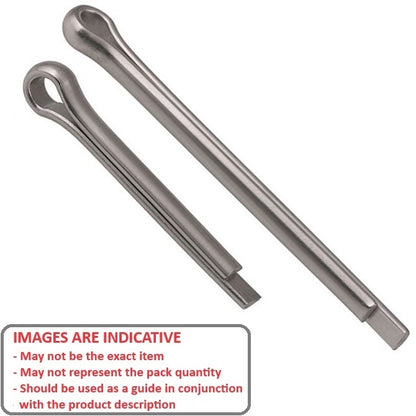 1042490 | PC025-0320-4 (PK-10) --- Split Pins - 2.5x32x2.3 mm - Stainless Steel 304 Similar to A2, 18-8 HRB80 Pin