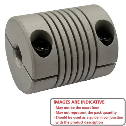 1067746 | CP-060-100-25-030-H-C-AL --- Couplings - 6 mm x 10 mm 25 / 27