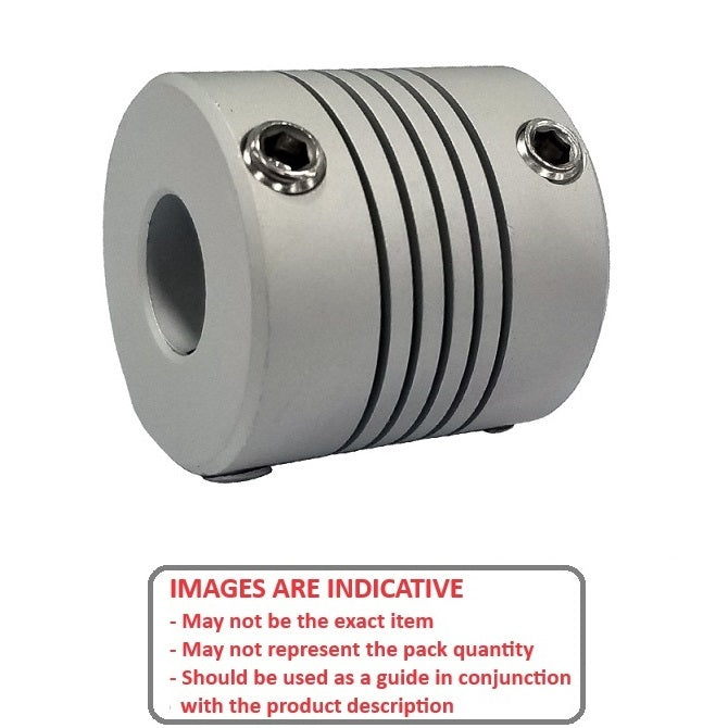1060914 | CP-050-080-18-025-H-PA-ECO (Each) --- Helical Couplings - 5x8x18 mm Economy - Aluminium Coupling