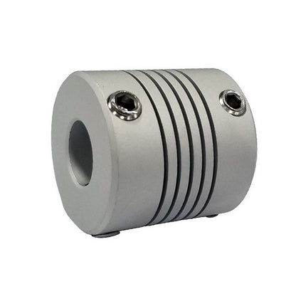 Helical Couplings - 3x3x15 mm - Aluminium 7075-T6