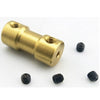 Rigid Couplings - 3.175x4x9 mm - Brass