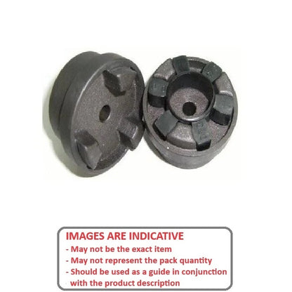 1091352 | CP-100-100-69-066-J-HRC --- Couplings - 10 mm x 10 mm Complete Coupling - 2 Halves and Insert