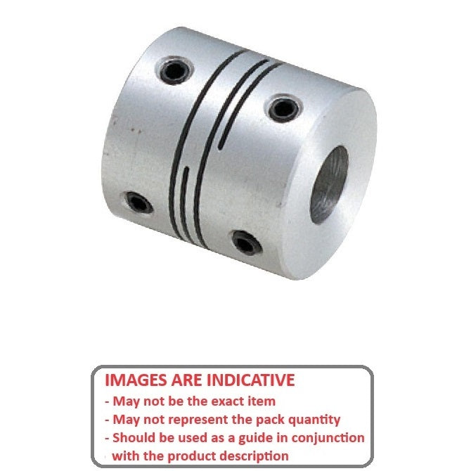 1040631 | CP-020-020-08-010-H-SL4-AL --- Couplings - 2 mm x 2 mm x 8 mm