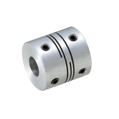 1038913 | CP-020-020-08-010-H-SL4-A (Each) --- Slit Couplings - 2x2x8 mm 4 Slit Miniature - Aluminium Coupling