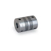 Spiral 6 Beam Couplings - 1.6 2.900 Pilot Bore 9.52 mm - Aluminium