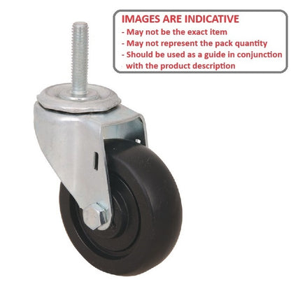 1163184 | WC415RS (4 Pcs) --- Castors - 50.80 x 20.64 Swivel Soft Rubber