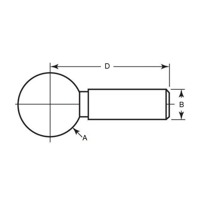 1086596 | BLTO-00953-S440-1P --- Tooling Balls - 9.525 mm x 4.763 mm x 19.05 mm