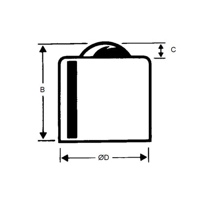 1215775 | BTU0318-006-P-C-HD --- Ball - 318 kg x 6.1 mm x 50.8 mm