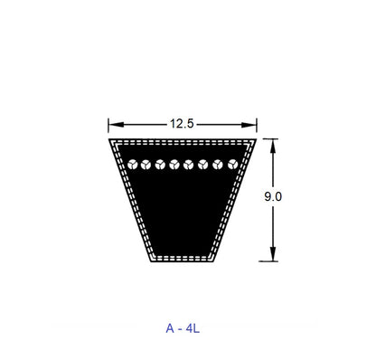 1222109 | BV12-01219-A48 --- Vee Belts - 1219.0 (48.0 in.) - -