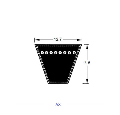 1220197 | BV12-00533-AX21 --- Belts - 533.4 (21.0 in.) - -