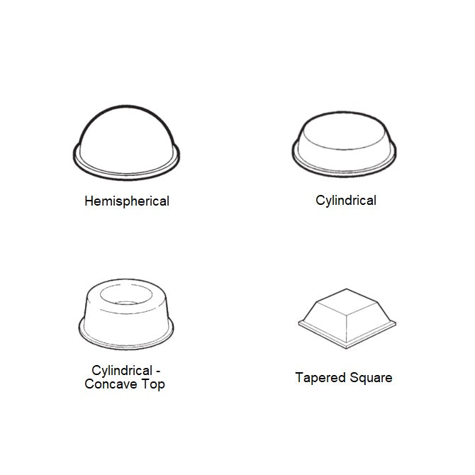 1227753 | RSB-20RS (Sheet) --- Bumpers - Cylindrical x 12.7 mm x 3.556 mm