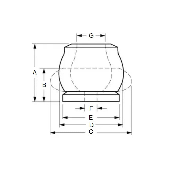 1222253 | GBA-102SRS --- Bumpers - 1332 N x 27.7 mm x 25.9 mm