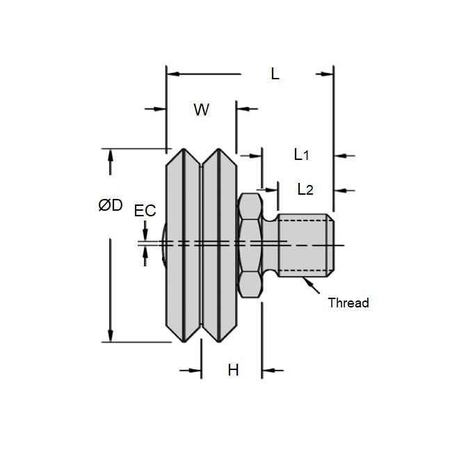 1037796 | DVWS1-POL --- Dual - 1 x 19.6 mm x 7.87 mm