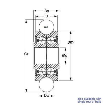 1063922 | DRA-WMR175-2RS-GP-ECO (100 Pcs) --- Bearings - 5 mm x 17 mm x 7 mm