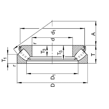1074674 | IR-0070-0100-0120 (Each) --- Needle Roller Inner Rings Bearings - 7x10x12 mm - Chrome Steel Inner Ring