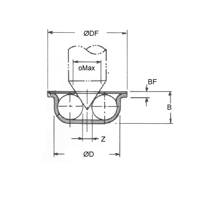 1001950 | C330 (10 Pcs) --- Pivot Bearings - 0.5 mm x 3.3 mm x 1.6 mm