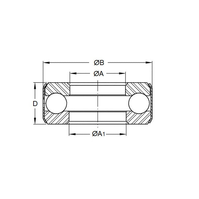 1074102 | T-0064-0214-BND --- Bearings - 6.35 mm x 21.438 mm x 8.458 mm