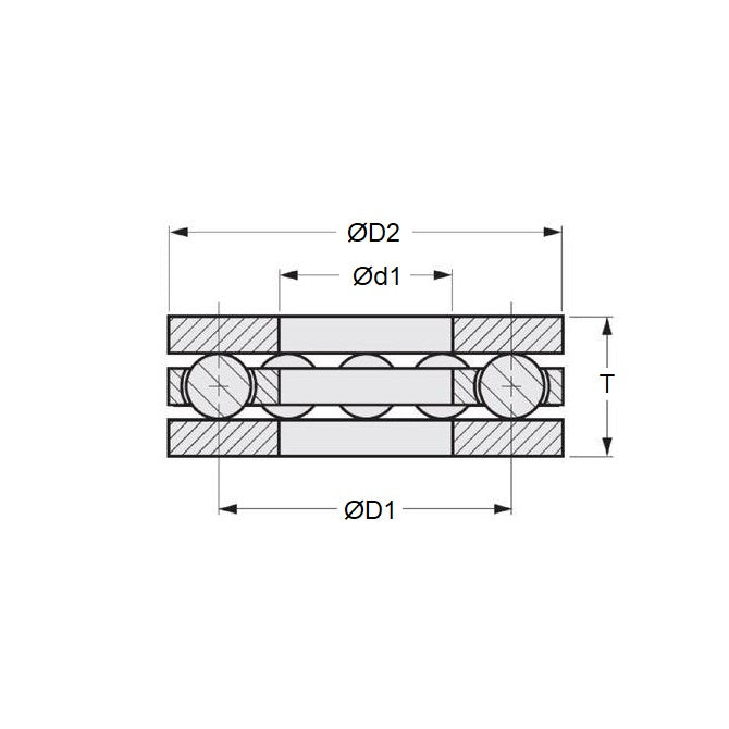 1139080 | T-0280-0440-F-S440-NY --- Bearings - 28 mm x 41 mm x 11 mm