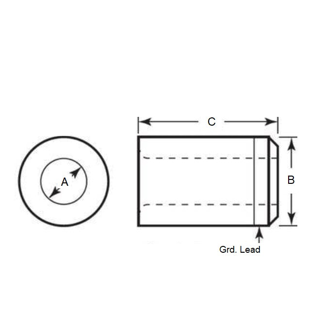 1077809 | BP0032-0079-0127-DT --- Bushings - 7.938 mm x 3.175 mm x 12.7 mm