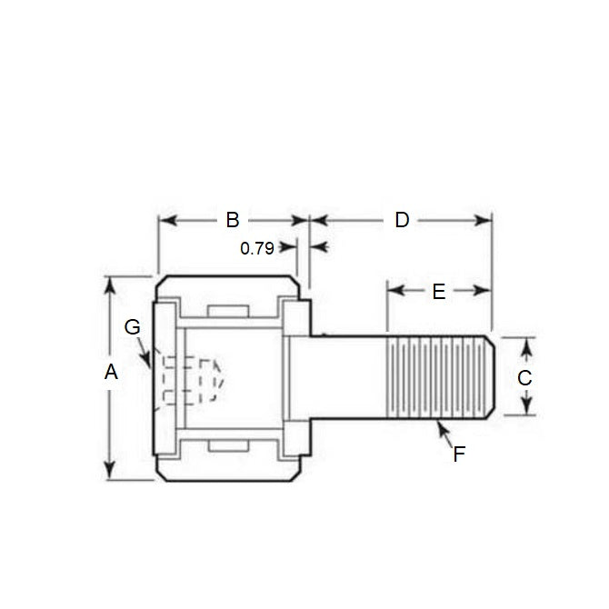 1159634 | NCF65RS --- Cam - 47.625 mm x 69.85 mm 3/4-16 UNF