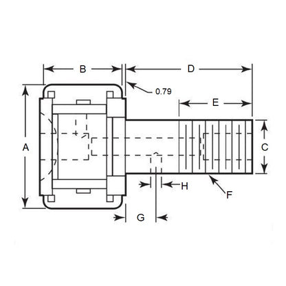 1171143 | CCF75RS --- Needle Roller Cam Followers - 63.5 mm x 95.25 mm 1-14 UNF