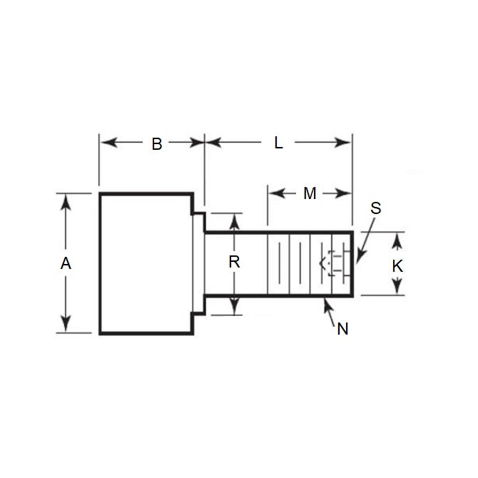 1171154 | CCF225RS --- Needle Roller Cam Followers - 63.5 mm x 100.025 mm 1-14 UNF