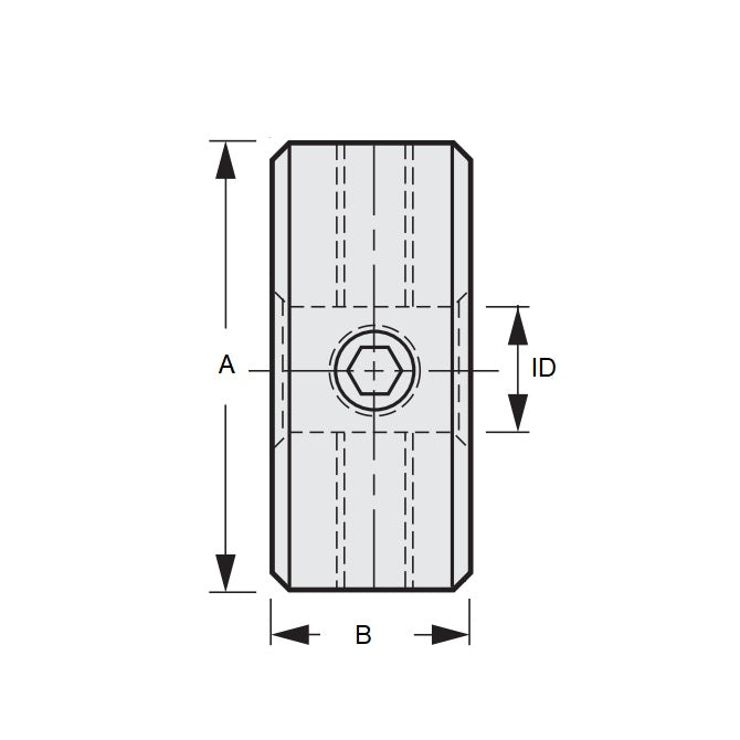 1077858 | CGW-0794-SCC-3 --- Gear Clamps - 7.938 mm x 6.35 mm x 6.35 mm