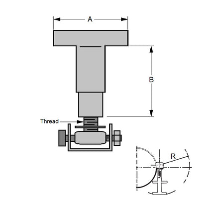 1104791 | LZ-500RS --- Clamps - 12.7 x 88.9 mm x 76.2 mm