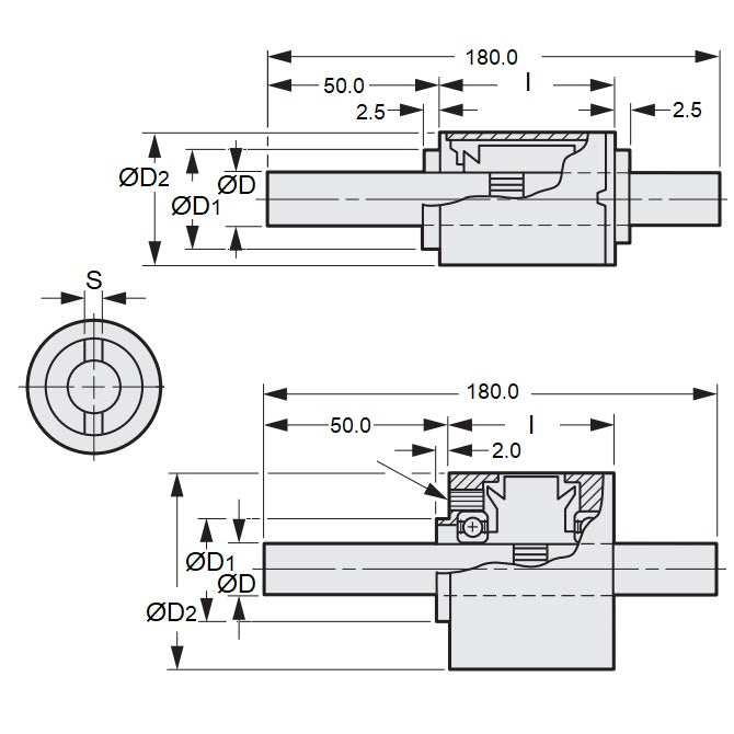 1223006 | CMP-IS8-0320-180-3071 --- Clutches - 2031 to 3071 x 8 mm x 180 mm