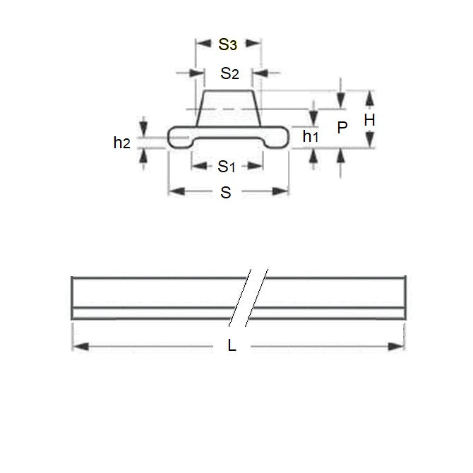 1002786 | GR-M08F-2000-A --- Gear - 0.8 x 2000 mm x 8 mm