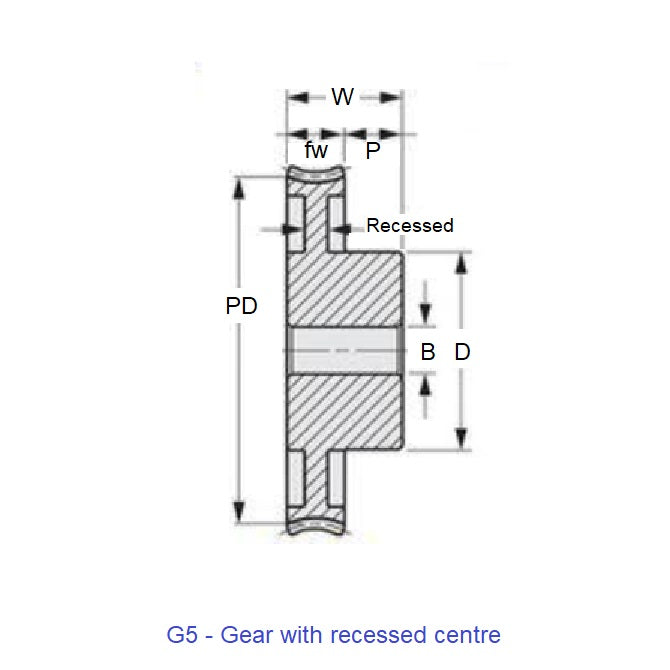 1232633 | WG1L-100-050-080-ALB (Each) --- Worm Gears - Pitch Module 1.0 - 50 tooth - 3 Deg 35 Min Module 1.0 - Aluminium Bronze